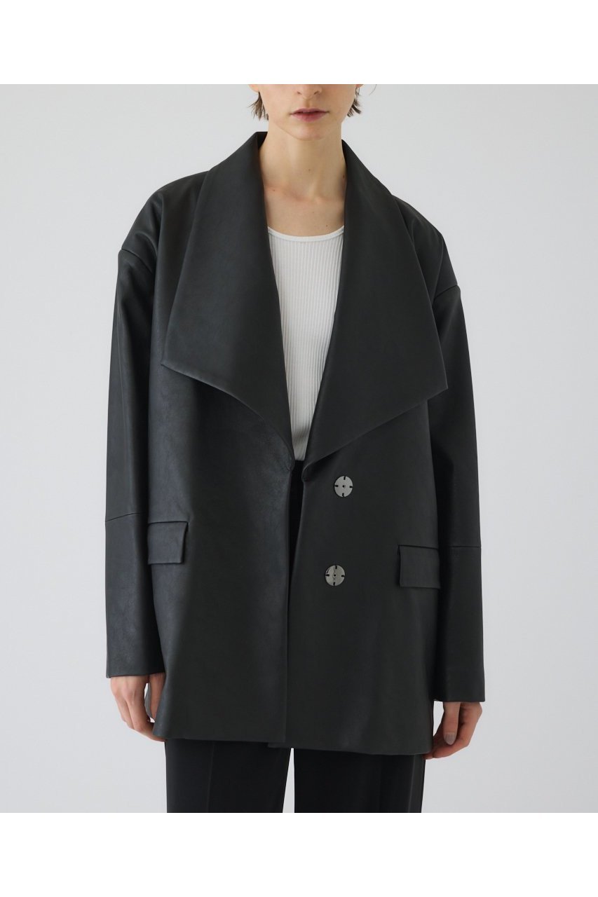 【リムアーク/RIM.ARK】のClassical leather like JK/ジャケット 人気、トレンドファッション・服の通販 founy(ファニー) 　ファッション　Fashion　レディースファッション　Fashion for Women　アウター　Coat / Outerwear Collection　レディースジャケット・軽アウター　Jackets　2026年　2026　ショール　Shawl, Wrap　ジャケット　Jacket, Outerwear　ドレス　Dress, One-Piece　フェイクレザー　Faux Leather, PU Leather　フェミニン　Feminine, Girly　マニッシュ　Mannish, Boyish　リラックス　Relax, Relaxed Fit　夏　Summer　春　Spring　S/S・春夏　SS, Spring/Summer, Warm Season　 other-1|ID: prp329100004818000 ipo3291000000035002365