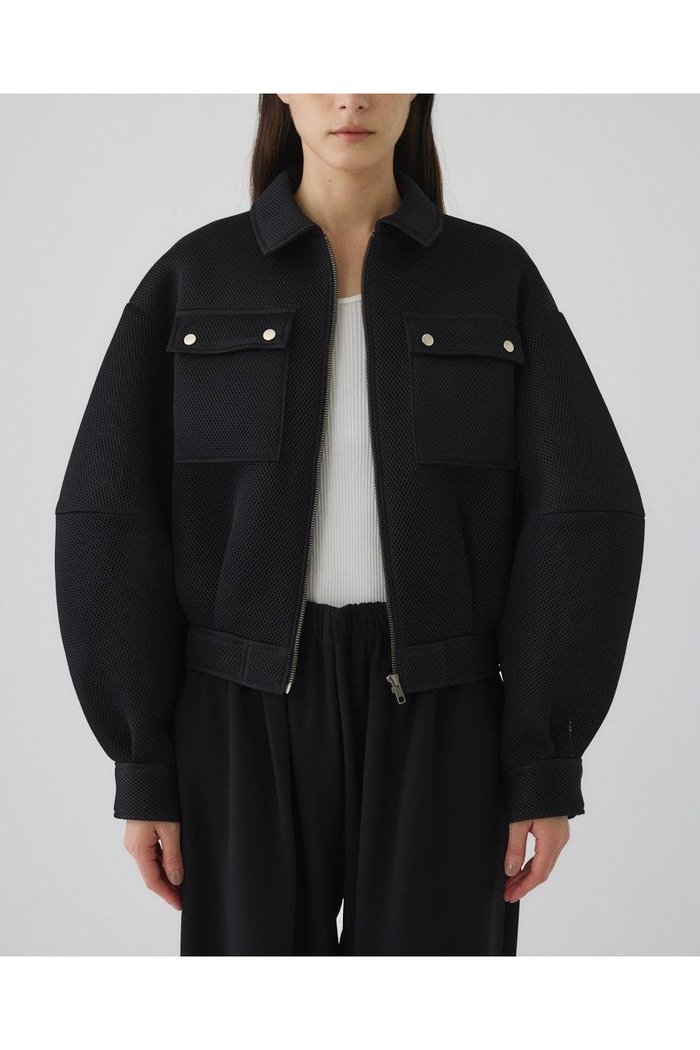 【リムアーク/RIM.ARK】のSponge fabric bomber blouson/ブルゾン インテリア・キッズ・メンズ・レディースファッション・服の通販 founy(ファニー) https://founy.com/ ファッション Fashion レディースファッション Fashion for Women アウター Coat / Outerwear Collection レディースジャケット・軽アウター Jackets ブルゾンジャケット・スポーティアウター Blouson Jackets 2026年 2026 クロップド Cropped, Short Length コンパクト Compact, Small Size シンプル Simple, Minimal ジャケット Jacket, Outerwear スリーブ Sleeve, Long Sleeve / Short Sleeve バランス Balance, Style Balance フォルム Silhouette, Form ブルゾン Blouson, Bomber Jacket 夏 Summer 春 Spring S/S・春夏 SS, Spring/Summer, Warm Season |ID: prp329100004818001 ipo3291000000035002378