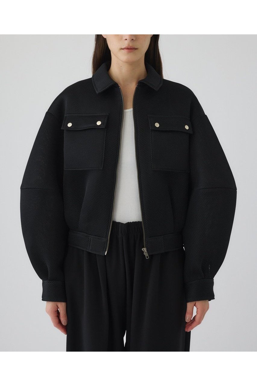 【リムアーク/RIM.ARK】のSponge fabric bomber blouson/ブルゾン 人気、トレンドファッション・服の通販 founy(ファニー) 　ファッション　Fashion　レディースファッション　Fashion for Women　アウター　Coat / Outerwear Collection　レディースジャケット・軽アウター　Jackets　ブルゾンジャケット・スポーティアウター　Blouson Jackets　2026年　2026　クロップド　Cropped, Short Length　コンパクト　Compact, Small Size　シンプル　Simple, Minimal　ジャケット　Jacket, Outerwear　スリーブ　Sleeve, Long Sleeve / Short Sleeve　バランス　Balance, Style Balance　フォルム　Silhouette, Form　ブルゾン　Blouson, Bomber Jacket　夏　Summer　春　Spring　S/S・春夏　SS, Spring/Summer, Warm Season　 other-1|ID: prp329100004818001 ipo3291000000035002378