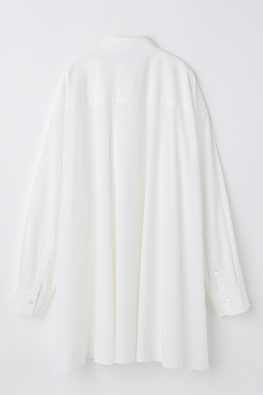 【ナゴンスタンス/nagonstans】の【1/2 12:00販売開始】over flare shirt 人気、トレンドファッション・服の通販 founy(ファニー) 　ファッション　Fashion　レディースファッション　Fashion for Women　トップス・カットソー　Cut & Sew Tops　シャツ・ブラウス・オフィスカジュアル　Elegant Blouses & Button-Ups　アシンメトリー　Asymmetrical Style　スリーブ　Sleeve, Long Sleeve / Short Sleeve　フォルム　Silhouette, Form　フレア　Flare, Flared　ブロード　Broadcloth, Fine Cotton　ロング　Long, Long-Length　新作・新入荷　New Arrivals / New In　other-2|ID: prp329100004818007 ipo3291000000035002468