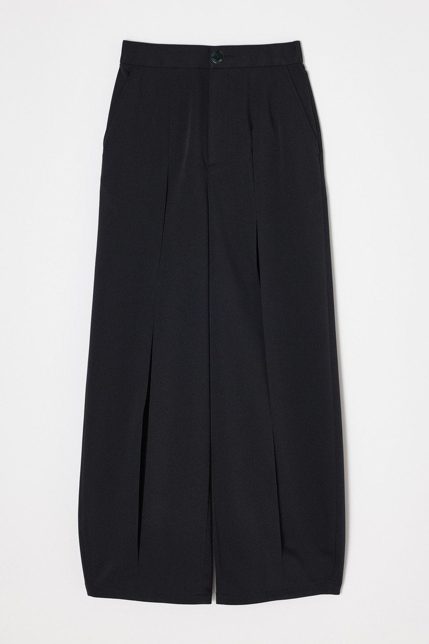 【ナゴンスタンス/nagonstans】の【1/2 12:00販売開始】tuck wide trousers インテリア・キッズ・メンズ・レディースファッション・服の通販 founy(ファニー) 　ファッション　Fashion　レディースファッション　Fashion for Women　パンツ　Pants & Trousers　ストレッチ　Stretch, Stretchy Fabric　バランス　Balance, Style Balance　ボックス　Boxy, Box Shape　ワイド　Wide, Wide Fit　新作・新入荷　New Arrivals / New In　Black|ID: prp329100004818008 ipo3291000000035002474