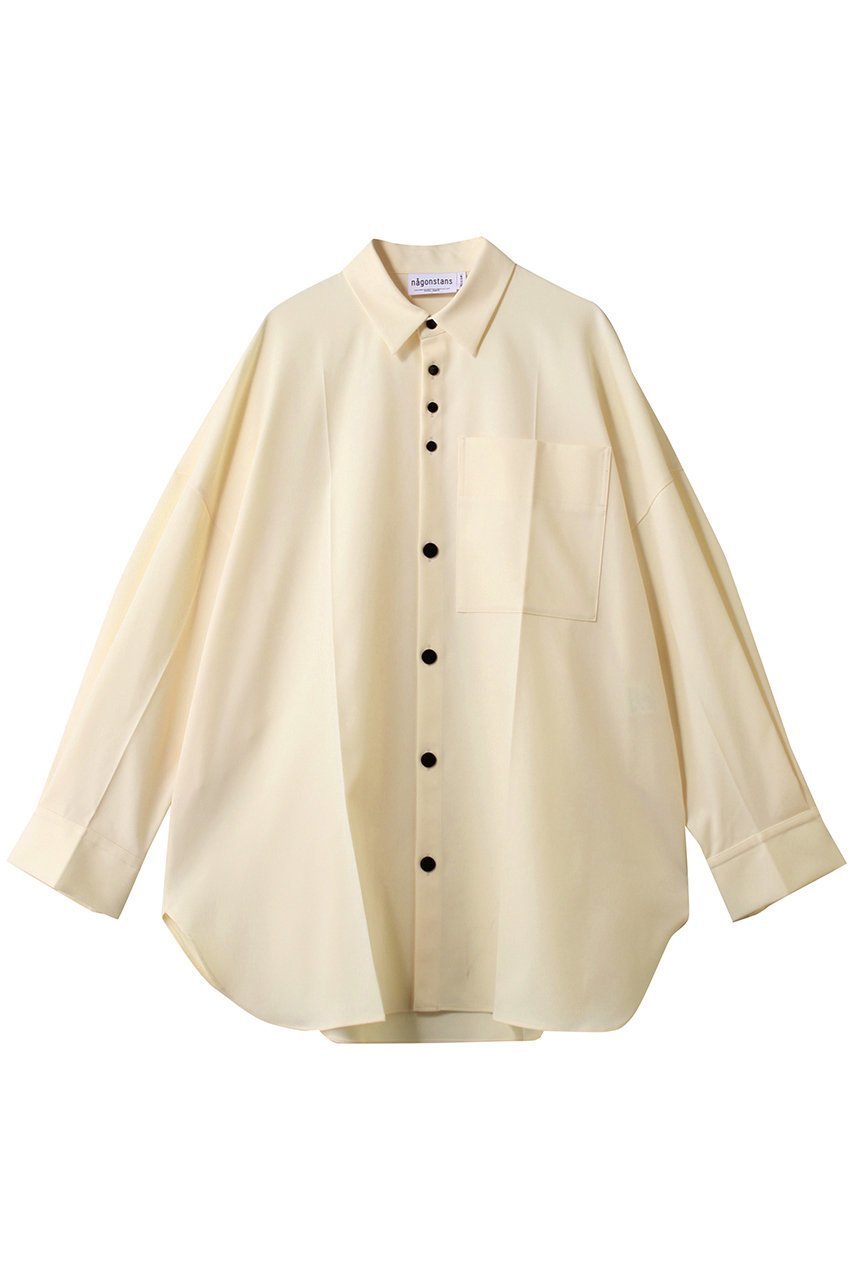 【ナゴンスタンス/nagonstans】のloose center crease shirt 人気、トレンドファッション・服の通販 founy(ファニー) 　ファッション　Fashion　レディースファッション　Fashion for Women　トップス・カットソー　Cut & Sew Tops　シャツ・ブラウス・オフィスカジュアル　Elegant Blouses & Button-Ups　2026年　2026　ストレッチ　Stretch, Stretchy Fabric　スリーブ　Sleeve, Long Sleeve / Short Sleeve　センター　Center, Center Line　ルーズ　Loose, Oversized　ロング　Long, Long-Length　夏　Summer　春　Spring　S/S・春夏　SS, Spring/Summer, Warm Season　 other-1|ID: prp329100004818009 ipo3291000000035773968