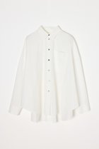 【エンフォルド/ENFOLD】の【1/2 12:00販売開始】SPOON OVAL SHIRT 人気、トレンドファッション・服の通販 founy(ファニー) ファッション Fashion レディースファッション Fashion for Women トップス・カットソー Cut & Sew Tops シャツ・ブラウス・オフィスカジュアル Elegant Blouses & Button-Ups おすすめ Recommended / Our Picks シンプル Simple, Minimal ストレッチ Stretch, Stretchy Fabric スリーブ Sleeve, Long Sleeve / Short Sleeve タイプライター Typewriter Fabric, Crisp Cotton フォルム Silhouette, Form モチーフ Motif, Design Theme ロング Long, Long-Length ワイド Wide, Wide Fit 今季 This Season, Current Season 新作・新入荷 New Arrivals / New In thumbnail ホワイト|ID: prp329100004818010 ipo3291000000035002495