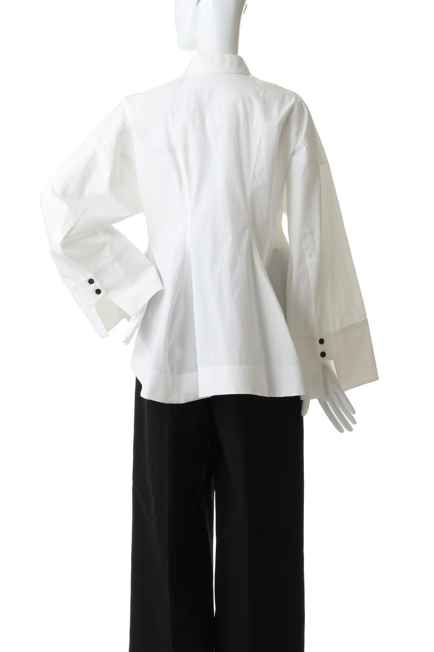 【エンフォルド/ENFOLD】のLUFFA FORM SHIRT 人気、トレンドファッション・服の通販 founy(ファニー) 　ファッション　Fashion　レディースファッション　Fashion for Women　トップス・カットソー　Cut & Sew Tops　シャツ・ブラウス・オフィスカジュアル　Elegant Blouses & Button-Ups　2026年　2026　コンパクト　Compact, Small Size　シェイプ　Shape, Slim Fit　スリーブ　Sleeve, Long Sleeve / Short Sleeve　バランス　Balance, Style Balance　バルーン　Balloon, Balloon Silhouette　フレア　Flare, Flared　ベスト　Vest, Waistcoat　ロング　Long, Long-Length　夏　Summer　春　Spring　S/S・春夏　SS, Spring/Summer, Warm Season　other-4|ID: prp329100004818012 ipo3291000000035773997