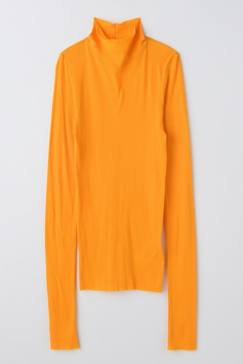 【エンフォルド/ENFOLD】の【1/2 12:00販売開始】LONG-SLEEVES T-SHIRT インテリア・キッズ・メンズ・レディースファッション・服の通販 founy(ファニー) 　ファッション　Fashion　レディースファッション　Fashion for Women　トップス・カットソー　Cut & Sew Tops　シャツ・ブラウス・オフィスカジュアル　Elegant Blouses & Button-Ups　ロングTシャツ・Tシャツ　Longline T-Shirts & Tees　カットソー・ベーシックTシャツ　Cut-and-Sewn Tops / Stretch Tees & Basics　おすすめ　Recommended / Our Picks　インナー　Innerwear　カットソー　Cut and Sewn Top　コンパクト　Compact, Small Size　スリーブ　Sleeve, Long Sleeve / Short Sleeve　テレコ　Ribbed, Rib Stitch　ロング　Long, Long-Length　新作・新入荷　New Arrivals / New In　オレンジ|ID: prp329100004818015 ipo3291000000035002522