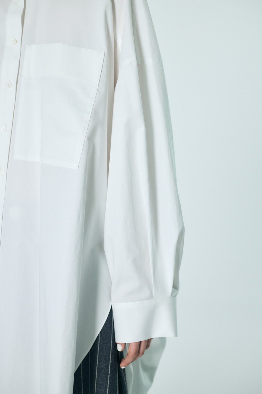 【エンフォルド/ENFOLD】の【1/2 12:00販売開始】SLIT SHIRT 人気、トレンドファッション・服の通販 founy(ファニー) 　ファッション　Fashion　レディースファッション　Fashion for Women　トップス・カットソー　Cut & Sew Tops　シャツ・ブラウス・オフィスカジュアル　Elegant Blouses & Button-Ups　ロングTシャツ・Tシャツ　Longline T-Shirts & Tees　サテン　Satin, Glossy Fabric　スリーブ　Sleeve, Long Sleeve / Short Sleeve　チュニック　Tunic, Long Top　ドレープ　Drape, Draping Fabric　バランス　Balance, Style Balance　パターン　Pattern, Design Print　ベスト　Vest, Waistcoat　ベーシック　Basic, Essential　ロング　Long, Long-Length　エレガント 上品　Elegant　新作・新入荷　New Arrivals / New In　other-6|ID: prp329100004818018 ipo3291000000035002549