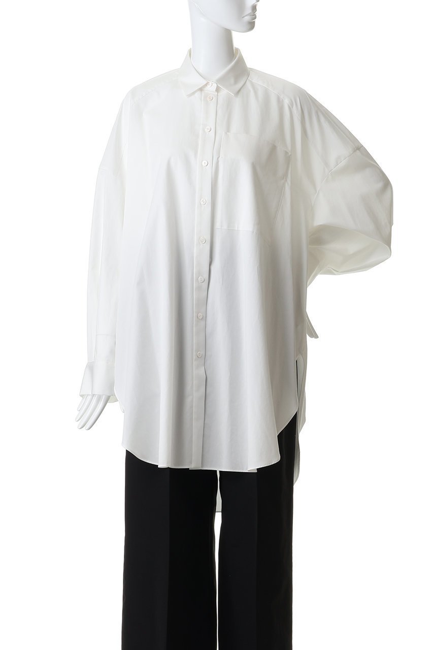 【エンフォルド/ENFOLD】のSLIT SHIRT 人気、トレンドファッション・服の通販 founy(ファニー) 　ファッション　Fashion　レディースファッション　Fashion for Women　トップス・カットソー　Cut & Sew Tops　シャツ・ブラウス・オフィスカジュアル　Elegant Blouses & Button-Ups　ロングTシャツ・Tシャツ　Longline T-Shirts & Tees　2026年　2026　サテン　Satin, Glossy Fabric　スリーブ　Sleeve, Long Sleeve / Short Sleeve　チュニック　Tunic, Long Top　ドレープ　Drape, Draping Fabric　バランス　Balance, Style Balance　パターン　Pattern, Design Print　ベスト　Vest, Waistcoat　ベーシック　Basic, Essential　ロング　Long, Long-Length　エレガント 上品　Elegant　夏　Summer　春　Spring　S/S・春夏　SS, Spring/Summer, Warm Season　other-2|ID: prp329100004818018 ipo3291000000035670445