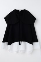 【エンフォルド/ENFOLD】の【1/2 12:00販売開始】DOUBLE CUFFS BOX PULLOVER ブラック|ID: prp329100004818025 ipo3291000000035002592