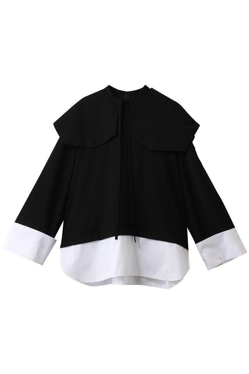 【エンフォルド/ENFOLD】のDOUBLE CUFFS BOX PULLOVER 人気、トレンドファッション・服の通販 founy(ファニー) 　ファッション　Fashion　レディースファッション　Fashion for Women　トップス・カットソー　Cut & Sew Tops　シャツ・ブラウス・オフィスカジュアル　Elegant Blouses & Button-Ups　カジュアルプルオーバー・ニットトップス　Pullovers & Knit Tops / Casual Pullovers　2026年　2026　スリーブ　Sleeve, Long Sleeve / Short Sleeve　フロント　Front, Front Design　ロング　Long, Long-Length　ワイド　Wide, Wide Fit　夏　Summer　春　Spring　S/S・春夏　SS, Spring/Summer, Warm Season　 other-1|ID: prp329100004818025 ipo3291000000035608832