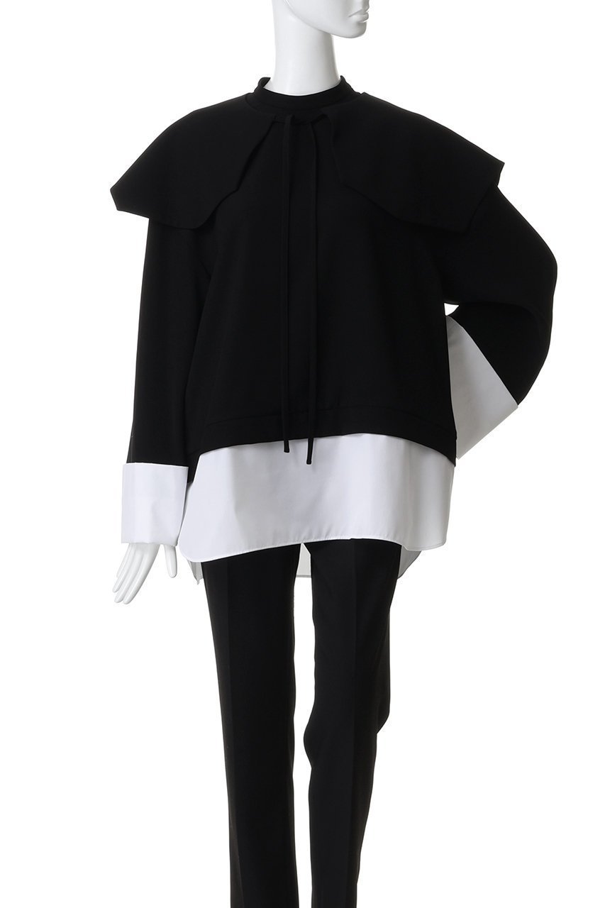 【エンフォルド/ENFOLD】のDOUBLE CUFFS BOX PULLOVER 人気、トレンドファッション・服の通販 founy(ファニー) 　ファッション　Fashion　レディースファッション　Fashion for Women　トップス・カットソー　Cut & Sew Tops　シャツ・ブラウス・オフィスカジュアル　Elegant Blouses & Button-Ups　カジュアルプルオーバー・ニットトップス　Pullovers & Knit Tops / Casual Pullovers　2026年　2026　スリーブ　Sleeve, Long Sleeve / Short Sleeve　フロント　Front, Front Design　ロング　Long, Long-Length　ワイド　Wide, Wide Fit　夏　Summer　春　Spring　S/S・春夏　SS, Spring/Summer, Warm Season　other-2|ID: prp329100004818025 ipo3291000000035684616