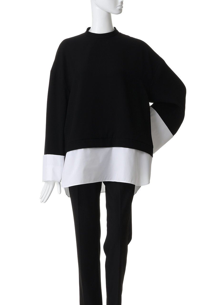 【エンフォルド/ENFOLD】のDOUBLE CUFFS BOX PULLOVER 人気、トレンドファッション・服の通販 founy(ファニー) 　ファッション　Fashion　レディースファッション　Fashion for Women　トップス・カットソー　Cut & Sew Tops　シャツ・ブラウス・オフィスカジュアル　Elegant Blouses & Button-Ups　カジュアルプルオーバー・ニットトップス　Pullovers & Knit Tops / Casual Pullovers　2026年　2026　スリーブ　Sleeve, Long Sleeve / Short Sleeve　フロント　Front, Front Design　ロング　Long, Long-Length　ワイド　Wide, Wide Fit　夏　Summer　春　Spring　S/S・春夏　SS, Spring/Summer, Warm Season　other-6|ID: prp329100004818025 ipo3291000000035684622