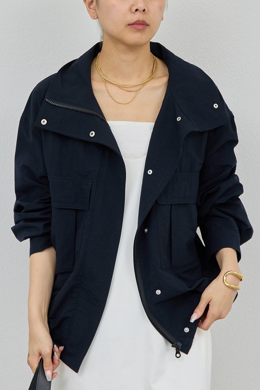 【ガリャルダガランテ/GALLARDAGALANTE】の【CHIKAコラボ】ハイカラーブルゾン 人気、トレンドファッション・服の通販 founy(ファニー) 　ファッション　Fashion　レディースファッション　Fashion for Women　アウター　Coat / Outerwear Collection　レディースジャケット・軽アウター　Jackets　ブルゾンジャケット・スポーティアウター　Blouson Jackets　2026年　2026　コラボ　Collaboration, Collab　ジャケット　Jacket, Outerwear　ドローコード　Drawcord, Drawstring Cord　ブルゾン　Blouson, Bomber Jacket　ポケット　Pocket, Pocket Detail　夏　Summer　春　Spring　S/S・春夏　SS, Spring/Summer, Warm Season　秋　Autumn　other-5|ID: prp329100004818027 ipo3291000000035774014