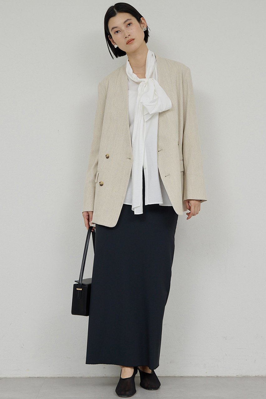 【ガリャルダガランテ/GALLARDAGALANTE】の【セットアップ対応】ノーカラーツイードジャケット 人気、トレンドファッション・服の通販 founy(ファニー) ファッション Fashion レディースファッション Fashion for Women アウター Coat / Outerwear Collection レディースジャケット・軽アウター Jackets 2026年 2026 クラシック Classic, Timeless Style ジャケット Jacket, Outerwear スラックス Slacks, Dress Pants セットアップ Set-Up, Coordinated Outfit タートルネック Turtleneck, High Neck ツイード Twill, Twill Weave デニム Denim, Jeans Material 夏 Summer 春 Spring S/S・春夏 SS, Spring/Summer, Warm Season other-2|ID: prp329100004818028 ipo3291000000035002637