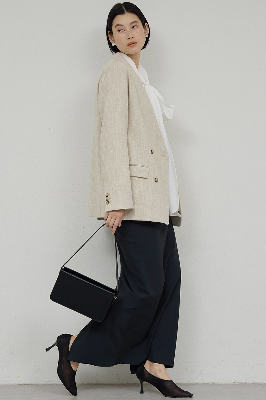 【ガリャルダガランテ/GALLARDAGALANTE】の【セットアップ対応】ノーカラーツイードジャケット 人気、トレンドファッション・服の通販 founy(ファニー) ファッション Fashion レディースファッション Fashion for Women アウター Coat / Outerwear Collection レディースジャケット・軽アウター Jackets 2026年 2026 クラシック Classic, Timeless Style ジャケット Jacket, Outerwear スラックス Slacks, Dress Pants セットアップ Set-Up, Coordinated Outfit タートルネック Turtleneck, High Neck ツイード Twill, Twill Weave デニム Denim, Jeans Material 夏 Summer 春 Spring S/S・春夏 SS, Spring/Summer, Warm Season other-3|ID: prp329100004818028 ipo3291000000035002638