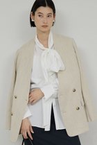 【ガリャルダガランテ/GALLARDAGALANTE】の【セットアップ対応】ノーカラーツイードジャケット 人気、トレンドファッション・服の通販 founy(ファニー) ファッション Fashion レディースファッション Fashion for Women アウター Coat / Outerwear Collection レディースジャケット・軽アウター Jackets 2026年 2026 クラシック Classic, Timeless Style ジャケット Jacket, Outerwear スラックス Slacks, Dress Pants セットアップ Set-Up, Coordinated Outfit タートルネック Turtleneck, High Neck ツイード Twill, Twill Weave デニム Denim, Jeans Material 夏 Summer 春 Spring S/S・春夏 SS, Spring/Summer, Warm Season thumbnail ベージュ|ID: prp329100004818028 ipo3291000000035774024