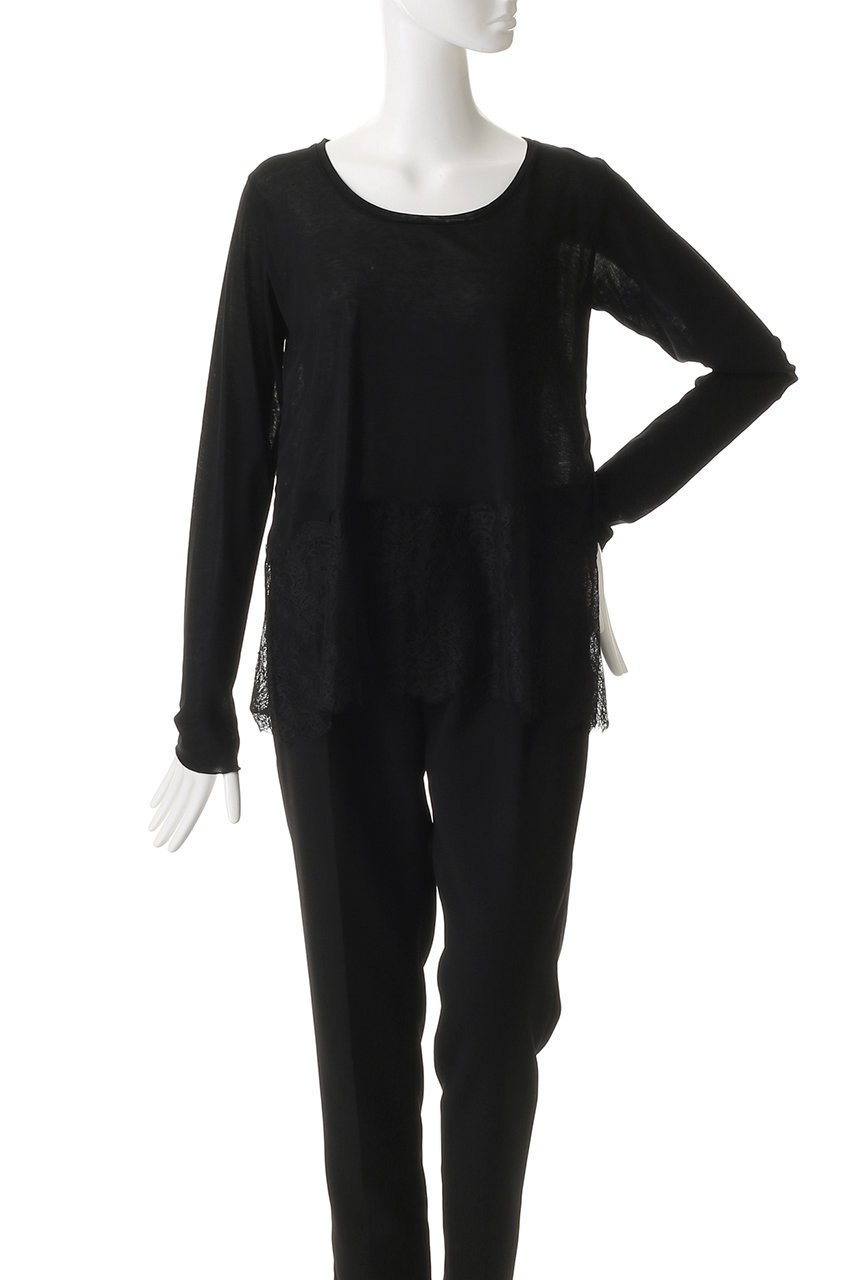 【マルティニーク/martinique】のハイゲージレーストップ 人気、トレンドファッション・服の通販 founy(ファニー) 　ファッション　Fashion　レディースファッション　Fashion for Women　アウター　Coat / Outerwear Collection　トップス・カットソー　Cut & Sew Tops　シャツ・ブラウス・オフィスカジュアル　Elegant Blouses & Button-Ups　ロングTシャツ・Tシャツ　Longline T-Shirts & Tees　ベスト&ジレ / 重ね着スタイル　Vests & Gilets　カットソー・ベーシックTシャツ　Cut-and-Sewn Tops / Stretch Tees & Basics　2026年　2026　スウェット / スエット　Sweatshirt, Sweatwear　スリーブ　Sleeve, Long Sleeve / Short Sleeve　デコルテ　Décolleté, Neckline　デニム　Denim, Jeans Material　フェミニン　Feminine, Girly　ミックス　Mix, Mixed Style　レース　Lace, Lace Fabric　ロング　Long, Long-Length　再入荷　Restock / Back in Stock　夏　Summer　春　Spring　S/S・春夏　SS, Spring/Summer, Warm Season　other-2|ID: prp329100004818037 ipo3291000000035365104