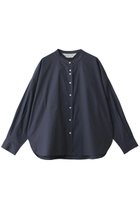 【ミディウミ/MidiUmi】のband collar shirt シャツ navy|ID:prp329100004818042