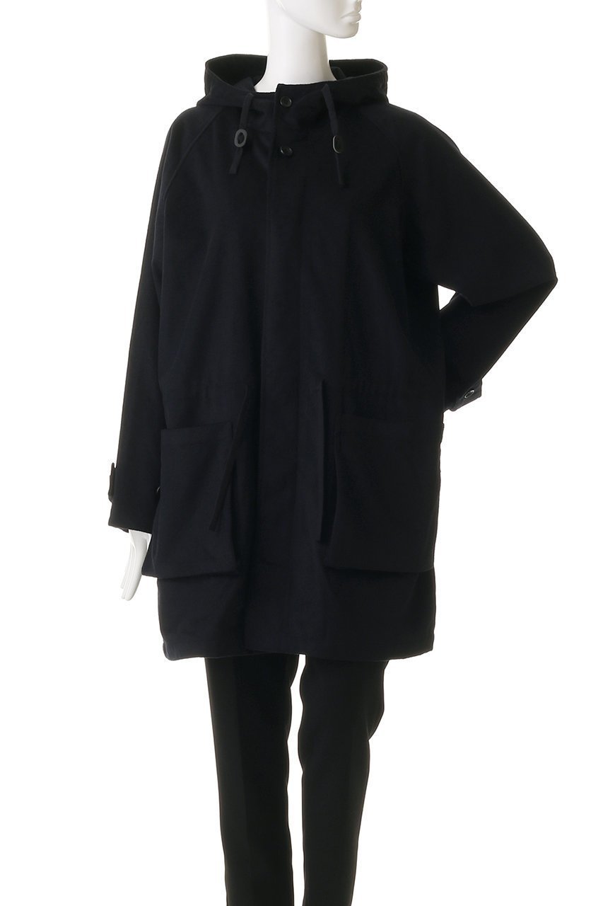 【ミディウミ/MidiUmi】のwool hooded CT コート 人気、トレンドファッション・服の通販 founy(ファニー) 　ファッション　Fashion　レディースファッション　Fashion for Women　アウター　Coat / Outerwear Collection　コート・ロングコート・ピーコート　Long Coats, Peacoats & More　ポケット　Pocket, Pocket Detail　ロング　Long, Long-Length　ワーク　Workwear, Utility Style　新作・新入荷　New Arrivals / New In　other-2|ID: prp329100004818043 ipo3291000000035002857