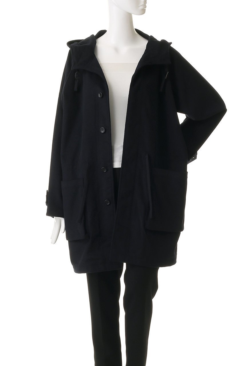 【ミディウミ/MidiUmi】のwool hooded CT コート 人気、トレンドファッション・服の通販 founy(ファニー) 　ファッション　Fashion　レディースファッション　Fashion for Women　アウター　Coat / Outerwear Collection　コート・ロングコート・ピーコート　Long Coats, Peacoats & More　ポケット　Pocket, Pocket Detail　ロング　Long, Long-Length　ワーク　Workwear, Utility Style　新作・新入荷　New Arrivals / New In　other-8|ID: prp329100004818043 ipo3291000000035002877