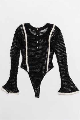 【メゾンスペシャル/MAISON SPECIAL】のCrochet-Like Bodysuit/クロシェライクボディスーツ 人気、トレンドファッション・服の通販 founy(ファニー) ファッション Fashion レディースファッション Fashion for Women トップス・カットソー Cut & Sew Tops シャツ・ブラウス・オフィスカジュアル Elegant Blouses & Button-Ups ロングTシャツ・Tシャツ Longline T-Shirts & Tees カットソー・ベーシックTシャツ Cut-and-Sewn Tops / Stretch Tees & Basics インナー Innerwear 春 Spring クロシェ Crochet, Knitted Lace シンプル Simple, Minimal ジャケット Jacket, Outerwear スリーブ Sleeve, Long Sleeve / Short Sleeve スーツ Suit, Formalwear ビーチ Beach, Seaside ピーチ Peach, Soft Touch フェミニン Feminine, Girly フロント Front, Front Design 水着 Swimsuit, Swimwear リゾート Resort, Vacation Style ロング Long, Long-Length S/S・春夏 SS, Spring/Summer, Warm Season おすすめ Recommended / Our Picks 夏 Summer 2026年 2026 |ID:prp329100004818046