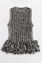 【メゾンスペシャル/MAISON SPECIAL】のFringe Mesh Vest/フリンジメッシュベスト 人気、トレンドファッション・服の通販 founy(ファニー) ファッション Fashion レディースファッション Fashion for Women アウター Coat / Outerwear Collection トップス・カットソー Cut & Sew Tops キャミソール&ノースリーブ Camisoles & Sleeveless Tops シャツ・ブラウス・オフィスカジュアル Elegant Blouses & Button-Ups ベスト&ジレ / 重ね着スタイル Vests & Gilets インナー Innerwear 春 Spring クロシェ Crochet, Knitted Lace シアー Sheer, See-Through 手編み Hand-Knitted, Handmade Knit ノースリーブ Sleeveless, No-Sleeve フリンジ Fringe, Tassel ベスト Vest, Waistcoat メッシュ Mesh, Net Fabric S/S・春夏 SS, Spring/Summer, Warm Season おすすめ Recommended / Our Picks 夏 Summer 2026年 2026 thumbnail MLT1(マルチカラー)|ID: prp329100004818047 ipo3291000000035002924