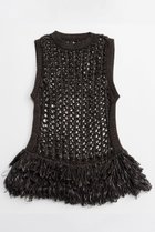【メゾンスペシャル/MAISON SPECIAL】のFringe Mesh Vest/フリンジメッシュベスト 人気、トレンドファッション・服の通販 founy(ファニー) ファッション Fashion レディースファッション Fashion for Women アウター Coat / Outerwear Collection トップス・カットソー Cut & Sew Tops キャミソール&ノースリーブ Camisoles & Sleeveless Tops シャツ・ブラウス・オフィスカジュアル Elegant Blouses & Button-Ups ベスト&ジレ / 重ね着スタイル Vests & Gilets インナー Innerwear 春 Spring クロシェ Crochet, Knitted Lace シアー Sheer, See-Through 手編み Hand-Knitted, Handmade Knit ノースリーブ Sleeveless, No-Sleeve フリンジ Fringe, Tassel ベスト Vest, Waistcoat メッシュ Mesh, Net Fabric S/S・春夏 SS, Spring/Summer, Warm Season おすすめ Recommended / Our Picks 夏 Summer 2026年 2026 thumbnail BRN(ブラウン)|ID: prp329100004818047 ipo3291000000035002926