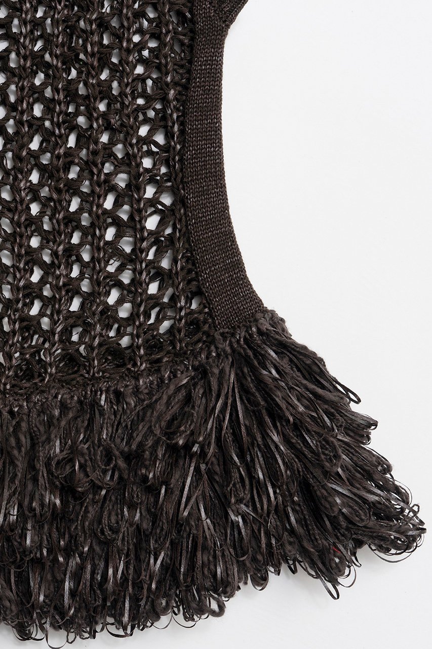 【メゾンスペシャル/MAISON SPECIAL】のFringe Mesh Vest/フリンジメッシュベスト 人気、トレンドファッション・服の通販 founy(ファニー) 　ファッション　Fashion　レディースファッション　Fashion for Women　アウター　Coat / Outerwear Collection　トップス・カットソー　Cut & Sew Tops　キャミソール&ノースリーブ　Camisoles & Sleeveless Tops　シャツ・ブラウス・オフィスカジュアル　Elegant Blouses & Button-Ups　ベスト&ジレ / 重ね着スタイル　Vests & Gilets　インナー　Innerwear　春　Spring　クロシェ　Crochet, Knitted Lace　シアー　Sheer, See-Through　手編み　Hand-Knitted, Handmade Knit　ノースリーブ　Sleeveless, No-Sleeve　フリンジ　Fringe, Tassel　ベスト　Vest, Waistcoat　メッシュ　Mesh, Net Fabric　S/S・春夏　SS, Spring/Summer, Warm Season　おすすめ　Recommended / Our Picks　夏　Summer　2026年　2026　other-3|ID: prp329100004818047 ipo3291000000035002928