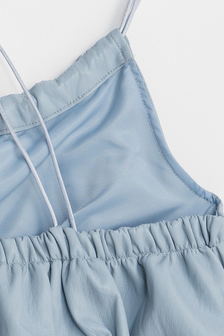 【メゾンスペシャル/MAISON SPECIAL】のGathered Balloon Vegan Leather Bustier/ギャザーバルーンフェイクレザービスチェ 人気、トレンドファッション・服の通販 founy(ファニー) 　ファッション　Fashion　レディースファッション　Fashion for Women　トップス・カットソー　Cut & Sew Tops　キャミソール&ノースリーブ　Camisoles & Sleeveless Tops　シャツ・ブラウス・オフィスカジュアル　Elegant Blouses & Button-Ups　ビスチェ　Bustiers & Corset Tops / Layered Bustier Style　春　Spring　ギャザー　Gathered, Ruffled　サテン　Satin, Glossy Fabric　ノースリーブ　Sleeveless, No-Sleeve　バルーン　Balloon, Balloon Silhouette　ビスチェ　Bustier, Corset Top　ラップ　Wrap, Wrap Design　S/S・春夏　SS, Spring/Summer, Warm Season　夏　Summer　エレガント 上品　Elegant　2026年　2026　other-4|ID: prp329100004818048 ipo3291000000035774138