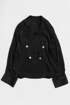 【メゾンスペシャル/MAISON SPECIAL】のJacket-Like Loose Shirt/ジャケットライクルーズシャツ 人気、トレンドファッション・服の通販 founy(ファニー) ファッション Fashion レディースファッション Fashion for Women アウター Coat / Outerwear Collection レディースジャケット・軽アウター Jackets トップス・カットソー Cut & Sew Tops 春 Spring ジャケット Jacket, Outerwear スリーブ Sleeve, Long Sleeve / Short Sleeve ロング Long, Long-Length S/S・春夏 SS, Spring/Summer, Warm Season 夏 Summer 2026年 2026 thumbnail BLK(ブラック)|ID: prp329100004818049 ipo3291000000035002945