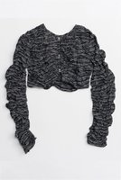 【メゾンスペシャル/MAISON SPECIAL】のRandom Charring Bolero/ランダムシャーリングボレロ 人気、トレンドファッション・服の通販 founy(ファニー) ファッション Fashion レディースファッション Fashion for Women アウター Coat / Outerwear Collection ボレロ・ショート丈ジャケット / ドレス羽織りに Boleros & Short Jackets トップス・カットソー Cut & Sew Tops キャミソール&ノースリーブ Camisoles & Sleeveless Tops シャツ・ブラウス・オフィスカジュアル Elegant Blouses & Button-Ups 春 Spring コンパクト Compact, Small Size 今季 This Season, Current Season シャーリング Shirring, Ruched ショート Short, Short Length ストライプ Stripe, Striped Pattern タフタ Taffeta, Structured Fabric チェック Check, Plaid, Tartan ノースリーブ Sleeveless, No-Sleeve ボレロ Bolero, Short Cardigan 羽織 Haori, Light Jacket ランダム Random, Irregular S/S・春夏 SS, Spring/Summer, Warm Season 夏 Summer 2026年 2026 |ID:prp329100004818052