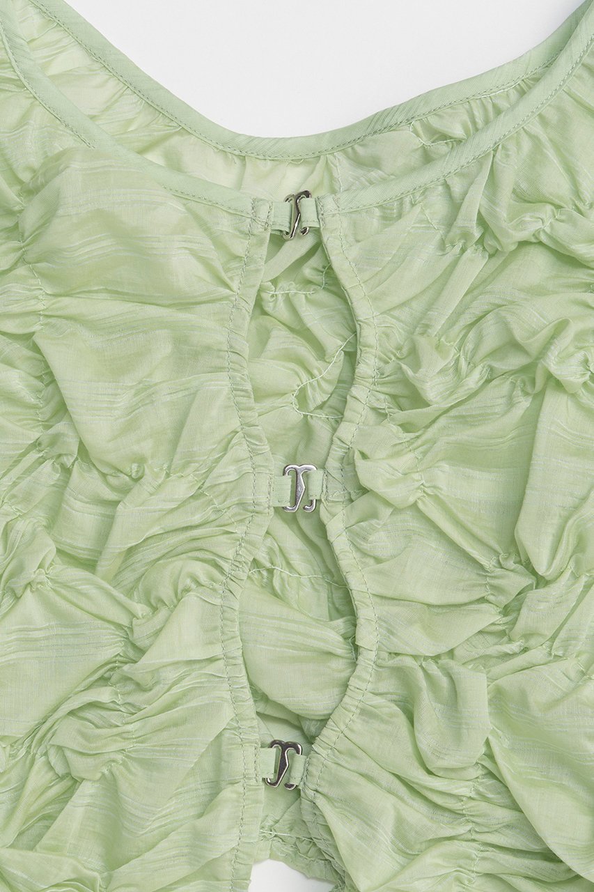 【メゾンスペシャル/MAISON SPECIAL】のRandom Charring Bolero/ランダムシャーリングボレロ 人気、トレンドファッション・服の通販 founy(ファニー) ファッション Fashion レディースファッション Fashion for Women アウター Coat / Outerwear Collection ボレロ・ショート丈ジャケット / ドレス羽織りに Boleros & Short Jackets トップス・カットソー Cut & Sew Tops キャミソール&ノースリーブ Camisoles & Sleeveless Tops シャツ・ブラウス・オフィスカジュアル Elegant Blouses & Button-Ups 春 Spring コンパクト Compact, Small Size 今季 This Season, Current Season シャーリング Shirring, Ruched ショート Short, Short Length ストライプ Stripe, Striped Pattern タフタ Taffeta, Structured Fabric チェック Check, Plaid, Tartan ノースリーブ Sleeveless, No-Sleeve ボレロ Bolero, Short Cardigan 羽織 Haori, Light Jacket ランダム Random, Irregular S/S・春夏 SS, Spring/Summer, Warm Season 夏 Summer 2026年 2026 other-3|ID: prp329100004818052 ipo3291000000035002978