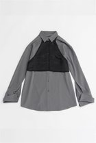 【メゾンスペシャル/MAISON SPECIAL】のSheer Bustier Combi Shorts/シアービスチェコンビシャツ GRY(グレー)|ID: prp329100004818054 ipo3291000000035774192