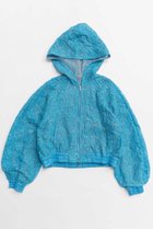 【メゾンスペシャル/MAISON SPECIAL】のTights Lace Parka/コードレースパーカー BLU(ブルー)|ID: prp329100004818055 ipo3291000000035003008