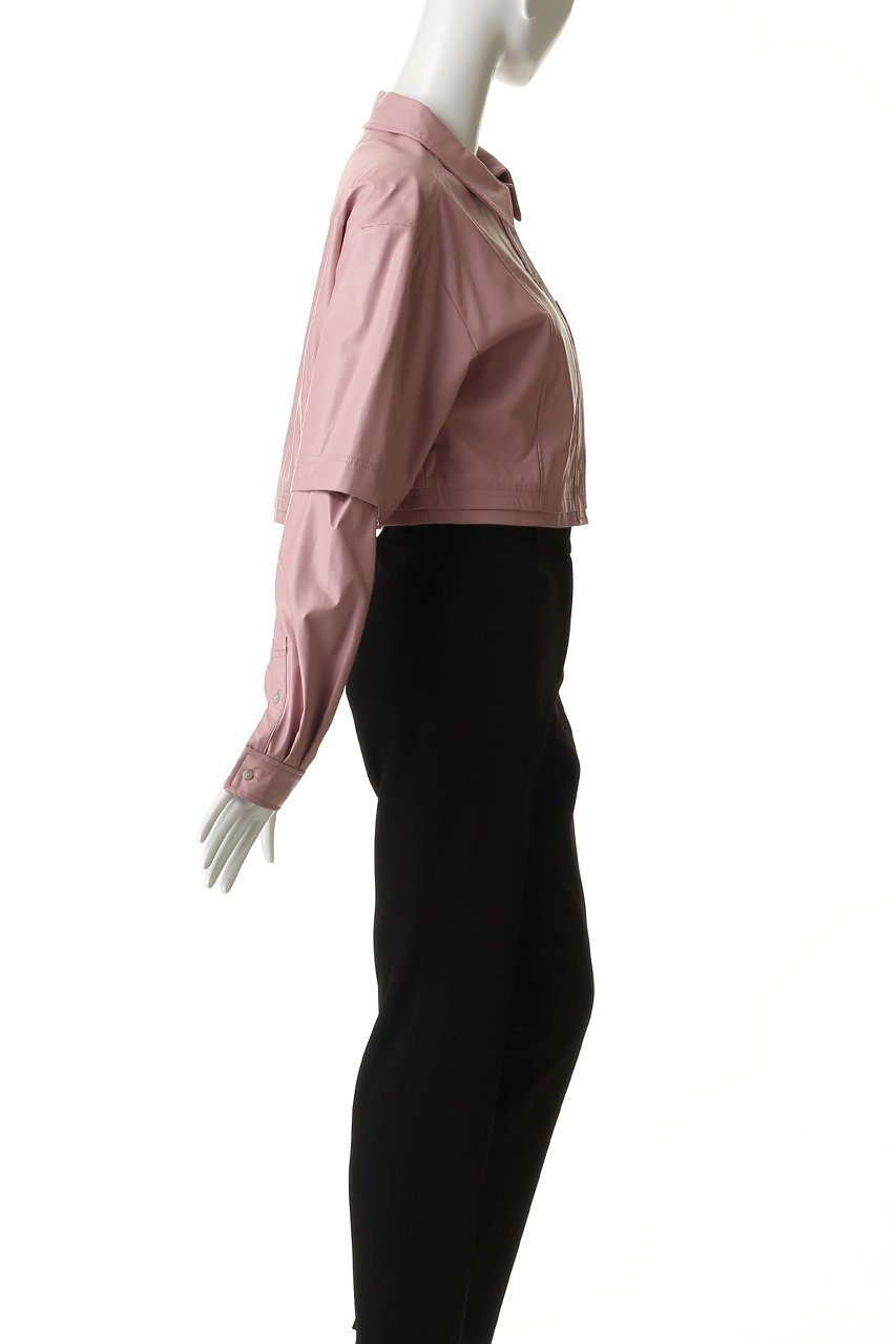 【メゾンスペシャル/MAISON SPECIAL】のShort Sleeve Shirt/ショートレザーシャツ 人気、トレンドファッション・服の通販 founy(ファニー) ファッション Fashion レディースファッション Fashion for Women トップス・カットソー Cut & Sew Tops シャツ・ブラウス・オフィスカジュアル Elegant Blouses & Button-Ups 春 Spring クロップド Cropped, Short Length ショート Short, Short Length スリーブ Sleeve, Long Sleeve / Short Sleeve フェイクレザー Faux Leather, PU Leather ロング Long, Long-Length S/S・春夏 SS, Spring/Summer, Warm Season 夏 Summer 2026年 2026 other-3|ID: prp329100004818056 ipo3291000000036078159