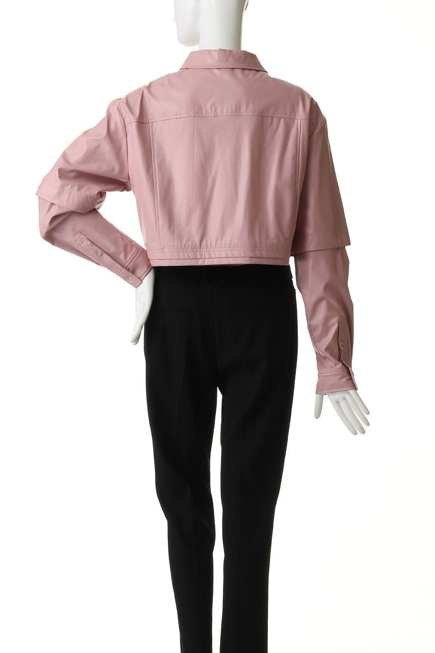 【メゾンスペシャル/MAISON SPECIAL】のShort Sleeve Shirt/ショートレザーシャツ 人気、トレンドファッション・服の通販 founy(ファニー) ファッション Fashion レディースファッション Fashion for Women トップス・カットソー Cut & Sew Tops シャツ・ブラウス・オフィスカジュアル Elegant Blouses & Button-Ups クロップド Cropped, Short Length ショート Short, Short Length スリーブ Sleeve, Long Sleeve / Short Sleeve フェイクレザー Faux Leather, PU Leather ロング Long, Long-Length other-4|ID: prp329100004818056 ipo3291000000036908792