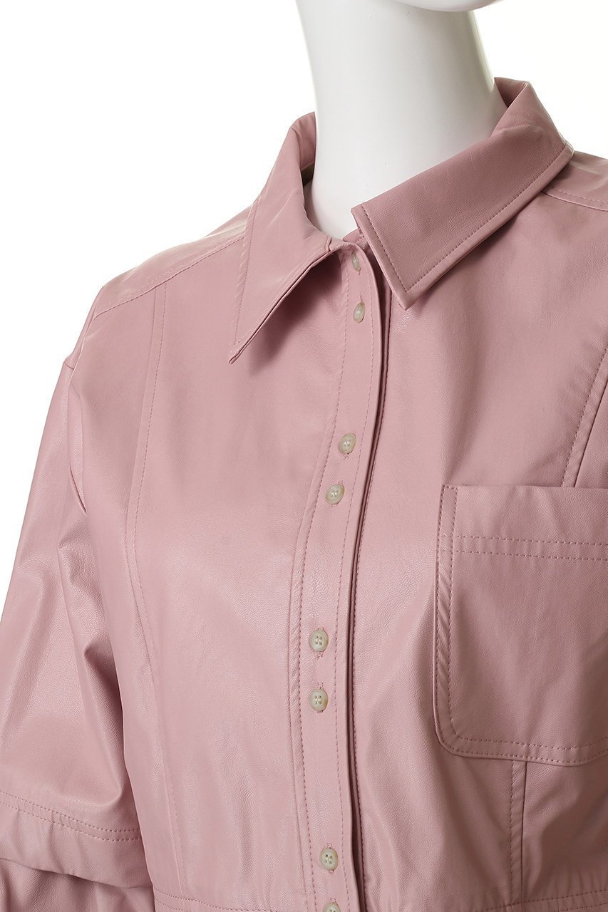 【メゾンスペシャル/MAISON SPECIAL】のShort Sleeve Shirt/ショートレザーシャツ 人気、トレンドファッション・服の通販 founy(ファニー) ファッション Fashion レディースファッション Fashion for Women トップス・カットソー Cut & Sew Tops シャツ・ブラウス・オフィスカジュアル Elegant Blouses & Button-Ups クロップド Cropped, Short Length ショート Short, Short Length スリーブ Sleeve, Long Sleeve / Short Sleeve フェイクレザー Faux Leather, PU Leather ロング Long, Long-Length other-5|ID: prp329100004818056 ipo3291000000036908793