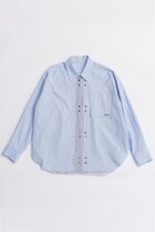 【メゾンスペシャル/MAISON SPECIAL】のSheer Shirt/シースルーシャツ BLU(ブルー)|ID: prp329100004818057 ipo3291000000035003026