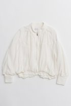【メゾンスペシャル/MAISON SPECIAL】のBalloon Zip Shirt/バルーンジップシャツ 人気、トレンドファッション・服の通販 founy(ファニー) ファッション Fashion レディースファッション Fashion for Women トップス・カットソー Cut & Sew Tops シャツ・ブラウス・オフィスカジュアル Elegant Blouses & Button-Ups キュプラ Cupro, Eco Fabric コンパクト Compact, Small Size ジップ Zip, Zipper スリーブ Sleeve, Long Sleeve / Short Sleeve とろみ Fluid, Flowy Fabric バルーン Balloon, Balloon Silhouette ファブリック Fabric, Textile 羽織 Haori, Light Jacket ロング Long, Long-Length thumbnail WHT(ホワイト)|ID: prp329100004818059 ipo3291000000036078167