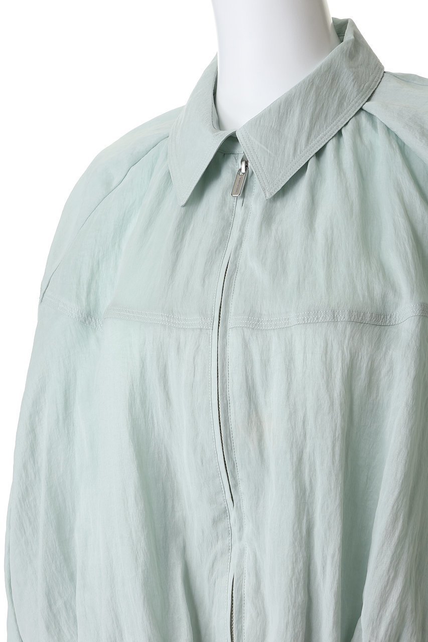 【メゾンスペシャル/MAISON SPECIAL】のBalloon Zip Shirt/バルーンジップシャツ 人気、トレンドファッション・服の通販 founy(ファニー) 　ファッション　Fashion　レディースファッション　Fashion for Women　トップス・カットソー　Cut & Sew Tops　シャツ・ブラウス・オフィスカジュアル　Elegant Blouses & Button-Ups　キュプラ　Cupro, Eco Fabric　コンパクト　Compact, Small Size　ジップ　Zip, Zipper　スリーブ　Sleeve, Long Sleeve / Short Sleeve　とろみ　Fluid, Flowy Fabric　バルーン　Balloon, Balloon Silhouette　ファブリック　Fabric, Textile　羽織　Haori, Light Jacket　ロング　Long, Long-Length　other-5|ID: prp329100004818059 ipo3291000000036623094