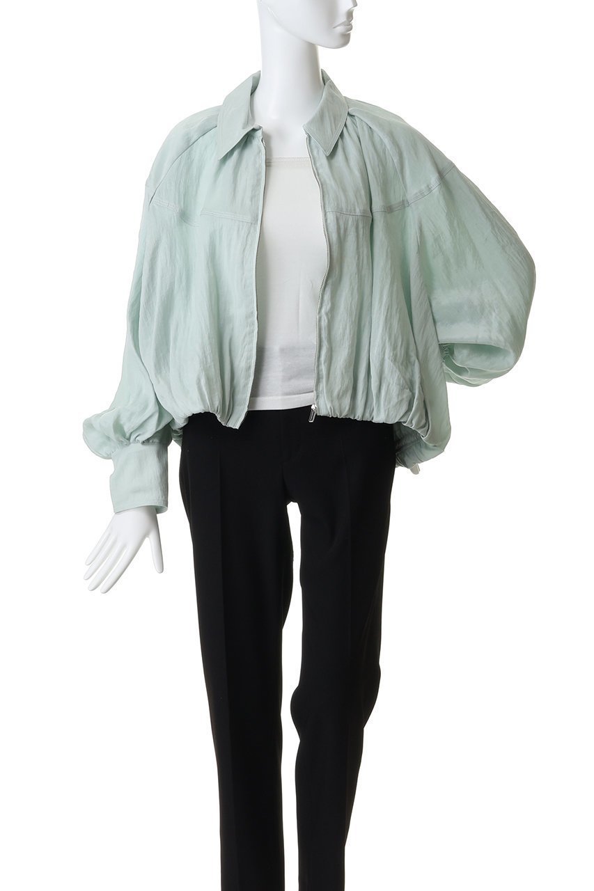 【メゾンスペシャル/MAISON SPECIAL】のBalloon Zip Shirt/バルーンジップシャツ 人気、トレンドファッション・服の通販 founy(ファニー) 　ファッション　Fashion　レディースファッション　Fashion for Women　トップス・カットソー　Cut & Sew Tops　シャツ・ブラウス・オフィスカジュアル　Elegant Blouses & Button-Ups　キュプラ　Cupro, Eco Fabric　コンパクト　Compact, Small Size　ジップ　Zip, Zipper　スリーブ　Sleeve, Long Sleeve / Short Sleeve　とろみ　Fluid, Flowy Fabric　バルーン　Balloon, Balloon Silhouette　ファブリック　Fabric, Textile　羽織　Haori, Light Jacket　ロング　Long, Long-Length　other-8|ID: prp329100004818059 ipo3291000000036623098