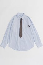 【メゾンスペシャル/MAISON SPECIAL】のStriped Neck Tie Shirt/ストライプネクタイシャツ BLU(ブルー)|ID: prp329100004818061 ipo3291000000035003065