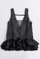 【メゾンスペシャル/MAISON SPECIAL】のLily Hem Tunic/リリーヘムチュニック 人気、トレンドファッション・服の通販 founy(ファニー) ファッション Fashion レディースファッション Fashion for Women ワンピース Dresses チュニック Tunic Tops & Dresses インナー Innerwear オーガンジー Organza Fabric 春 Spring タフタ Taffeta, Structured Fabric ダブル Double, Double-Breasted チュニック Tunic, Long Top チュール Tulip, Tulip Motif パターン Pattern, Design Print モチーフ Motif, Design Theme S/S・春夏 SS, Spring/Summer, Warm Season 夏 Summer 2026年 2026 thumbnail BLK(ブラック)|ID: prp329100004818062 ipo3291000000035003076