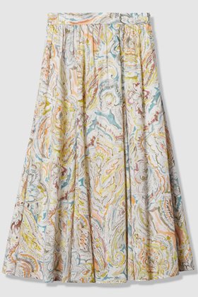 【アナイ/ANAYI】 ペイントペイズリープリントフレア スカート人気、トレンドファッション・服の通販 founy(ファニー) ファッション Fashion レディースファッション Fashion for Women スカート Skirts Aライン・フレアスカート A-Line & Flared Skirts ロングスカート Long Skirts / Maxi & Midi Skirts 2026年 2026 フレア Flare, Flared プリント Print, Printed Pattern ペイズリー Paisley, Ethnic Pattern ロング Long, Long-Length 夏 Summer 春 Spring S/S・春夏 SS, Spring/Summer, Warm Season |ID:prp329100004818065