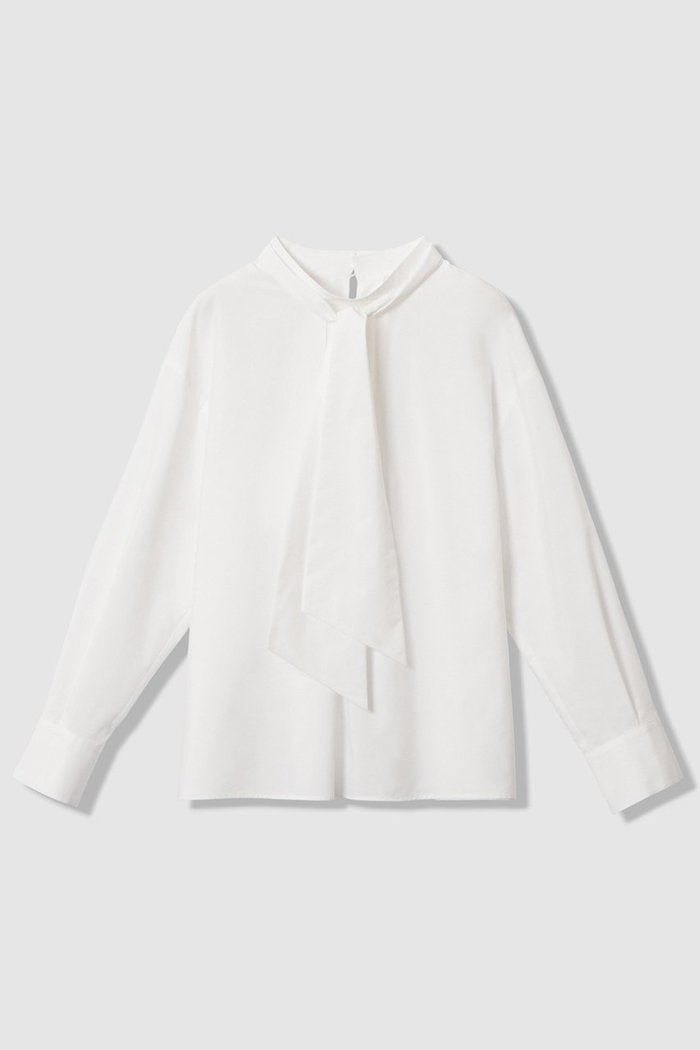 【アナイ/ANAYI】のブロードワイドリボンタイ ブラウス インテリア・キッズ・メンズ・レディースファッション・服の通販 founy(ファニー) https://founy.com/ ファッション Fashion レディースファッション Fashion for Women トップス・カットソー Cut & Sew Tops シャツ・ブラウス・オフィスカジュアル Elegant Blouses & Button-Ups 2026年 2026 なめらか Smooth, Silky Texture シャンブレー Chambray, Denim-Like Fabric ショルダー Shoulder, Shoulder Strap スリーブ Sleeve, Long Sleeve / Short Sleeve ダウン Down, Puffer ドロップ Drop Shoulder, Dropped Style ブロード Broadcloth, Fine Cotton ロング Long, Long-Length 夏 Summer 春 Spring S/S・春夏 SS, Spring/Summer, Warm Season |ID: prp329100004818067 ipo3291000000035003109