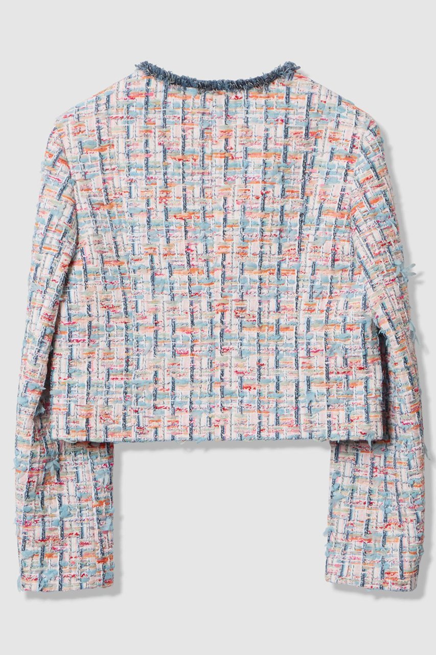 【アナイ/ANAYI】の【セットアップ対象商品】カラーミックスツイードノーカラー ジャケット 人気、トレンドファッション・服の通販 founy(ファニー) 　ファッション　Fashion　レディースファッション　Fashion for Women　アウター　Coat / Outerwear Collection　レディースジャケット・軽アウター　Jackets　ノーカラージャケット / シンプル上品コーデ　Collarless Jackets　2026年　2026　ジャケット　Jacket, Outerwear　セットアップ　Set-Up, Coordinated Outfit　ツイード　Twill, Twill Weave　デニム　Denim, Jeans Material　フランス　France, French　ポケット　Pocket, Pocket Detail　モダン　Modern, Contemporary　夏　Summer　春　Spring　S/S・春夏　SS, Spring/Summer, Warm Season　other-2|ID: prp329100004818071 ipo3291000000035670627