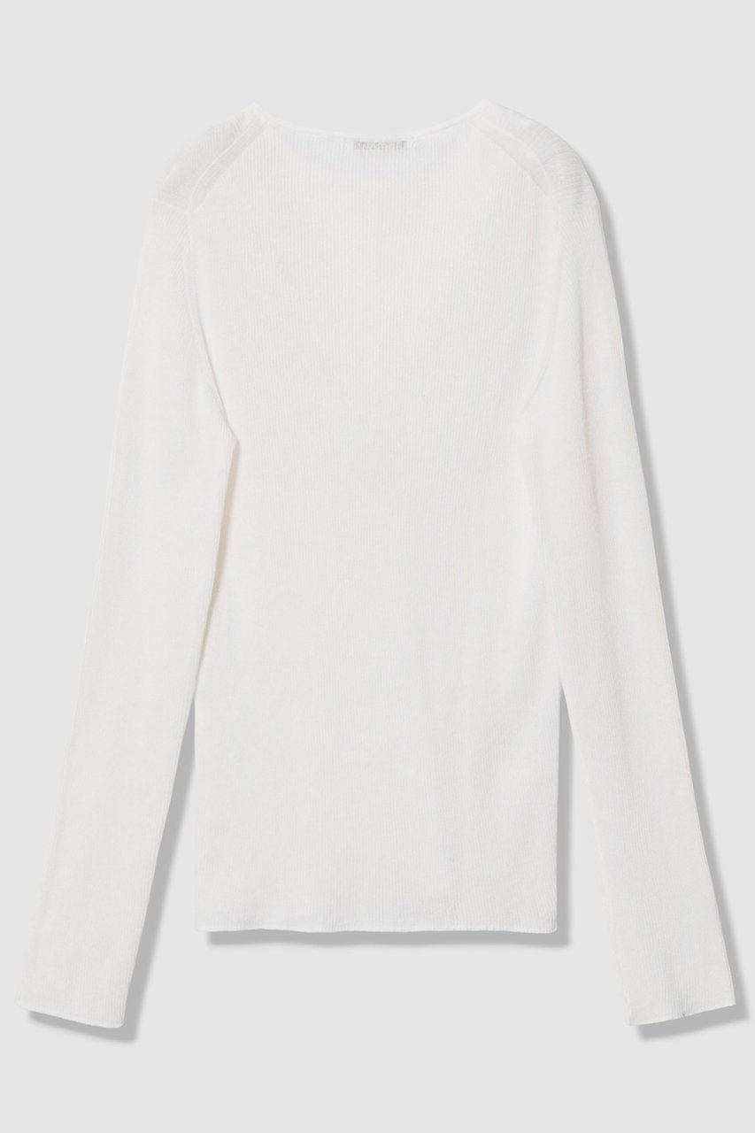 【アナイ/ANAYI】のシアーコットンナイロンクルー プルオーバー 人気、トレンドファッション・服の通販 founy(ファニー) 　ファッション　Fashion　レディースファッション　Fashion for Women　トップス・カットソー　Cut & Sew Tops　ニット　Knit Tops & Sweaters　カジュアルプルオーバー・ニットトップス　Pullovers & Knit Tops / Casual Pullovers　2026年　2026　インナー　Innerwear　シアー　Sheer, See-Through　ジャケット　Jacket, Outerwear　トレンド　Trend, Trending Now　フィット　Fit, Slim Fit　エレガント 上品　Elegant　夏　Summer　春　Spring　S/S・春夏　SS, Spring/Summer, Warm Season　other-2|ID: prp329100004818072 ipo3291000000035670652