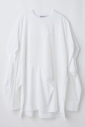 【ナゴンスタンス/nagonstans】 【1/2 12:00販売開始】partly long-sleeves t-shirt人気、トレンドファッション・服の通販 founy(ファニー) ファッション Fashion レディースファッション Fashion for Women トップス・カットソー Cut & Sew Tops シャツ・ブラウス・オフィスカジュアル Elegant Blouses & Button-Ups ロングTシャツ・Tシャツ Longline T-Shirts & Tees カットソー・ベーシックTシャツ Cut-and-Sewn Tops / Stretch Tees & Basics スリーブ Sleeve, Long Sleeve / Short Sleeve ロング Long, Long-Length 新作・新入荷 New Arrivals / New In |ID:prp329100004818075