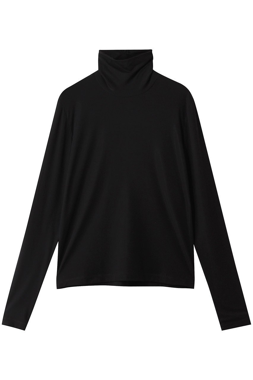 【デパリエ/DEPAREILLE】のリヨセルベアタートル インテリア・キッズ・メンズ・レディースファッション・服の通販 founy(ファニー) 　ファッション　Fashion　レディースファッション　Fashion for Women　トップス・カットソー　Cut & Sew Tops　シャツ・ブラウス・オフィスカジュアル　Elegant Blouses & Button-Ups　ロングTシャツ・Tシャツ　Longline T-Shirts & Tees　カットソー・ベーシックTシャツ　Cut-and-Sewn Tops / Stretch Tees & Basics　2026年　2026　スリーブ　Sleeve, Long Sleeve / Short Sleeve　タートルネック　Turtleneck, High Neck　ロング　Long, Long-Length　再入荷　Restock / Back in Stock　夏　Summer　定番　Standard, Basic Item　春　Spring　S/S・春夏　SS, Spring/Summer, Warm Season　ブラック|ID: prp329100004818076 ipo3291000000035774285