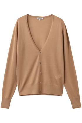 【ブラミンク/BLAMINK】 18GVネックカーディガン人気、トレンドファッション・服の通販 founy(ファニー) ファッション Fashion レディースファッション Fashion for Women トップス・カットソー Cut & Sew Tops ニット Knit Tops & Sweaters カーディガン・羽織り Layered Style Cardigans Vネックトップス V-Neck Tops / V-Cut Neckline Shirts 2026年 2026 カーディガン Cardigan, Knitwear シルク Silk, 100% Silk シンプル Simple, Minimal エレガント 上品 Elegant 夏 Summer 春 Spring S/S・春夏 SS, Spring/Summer, Warm Season |ID:prp329100004818077