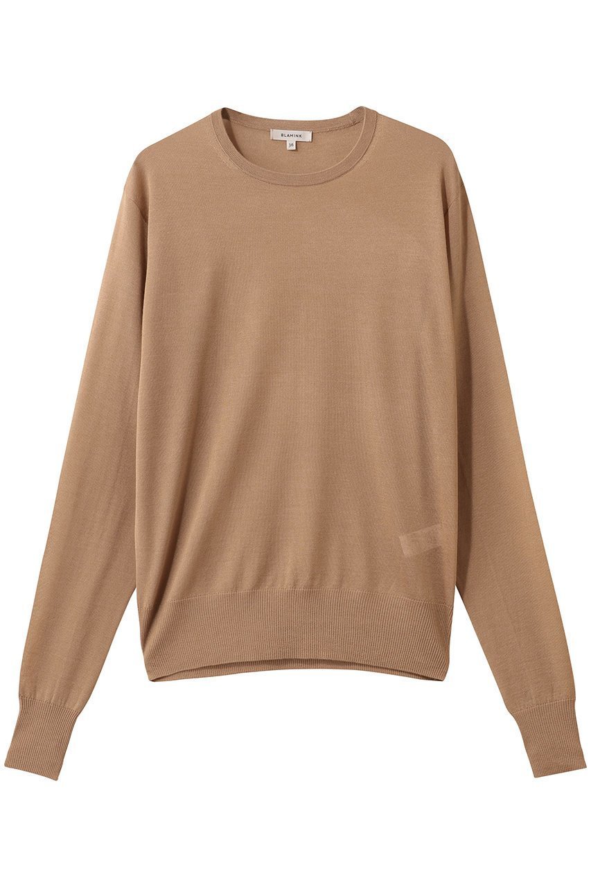 【ブラミンク/BLAMINK】の18Gクルーネックニット 人気、トレンドファッション・服の通販 founy(ファニー) 　ファッション　Fashion　レディースファッション　Fashion for Women　トップス・カットソー　Cut & Sew Tops　ニット　Knit Tops & Sweaters　カジュアルプルオーバー・ニットトップス　Pullovers & Knit Tops / Casual Pullovers　2026年　2026　シンプル　Simple, Minimal　夏　Summer　春　Spring　S/S・春夏　SS, Spring/Summer, Warm Season　 other-1|ID: prp329100004818078 ipo3291000000035003195